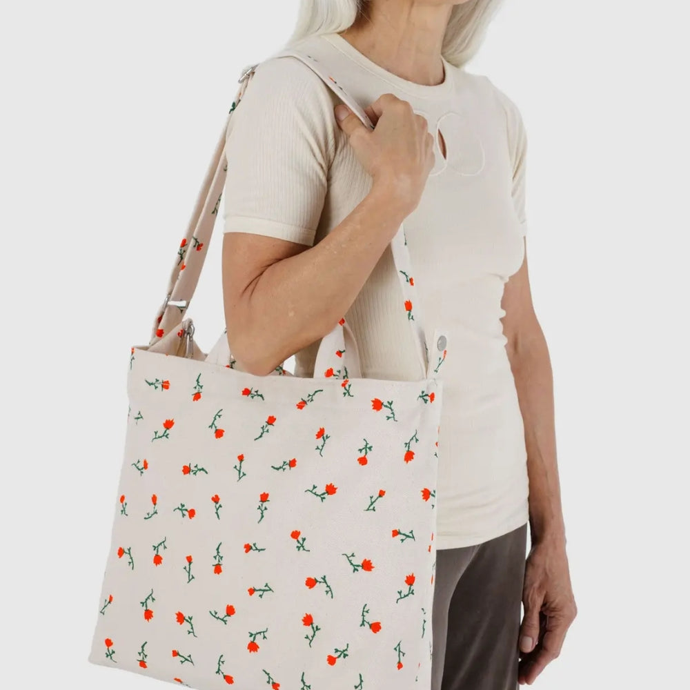 Horizontal Zip Duck Bag - Painted WildFlower