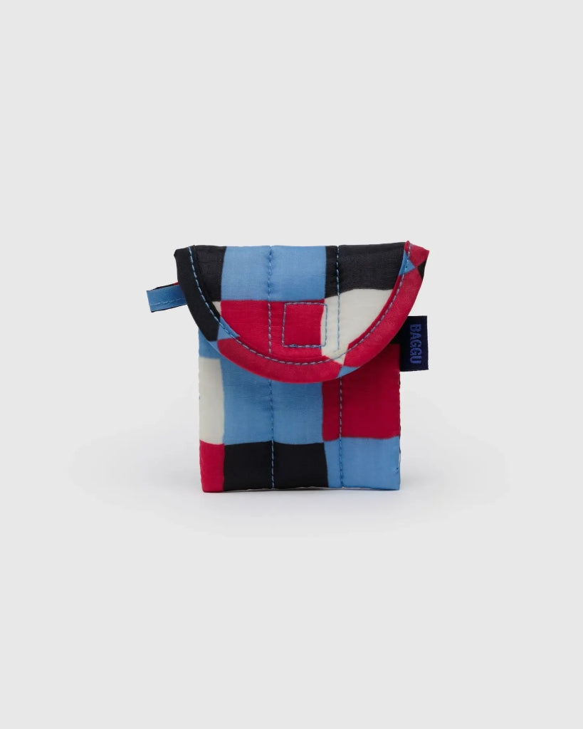 Puffy Earbuds Case - Painted Check [PRE ORDER]