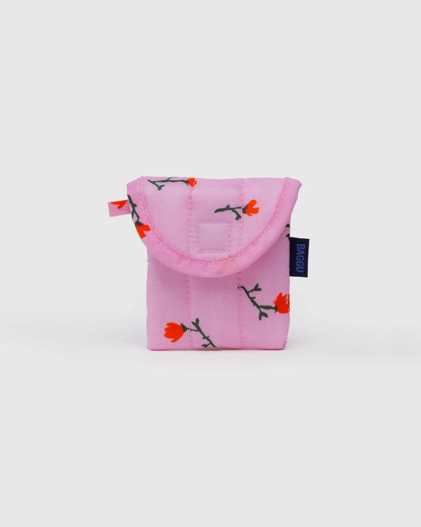 Puffy Earbuds Case - Painted Wildflower