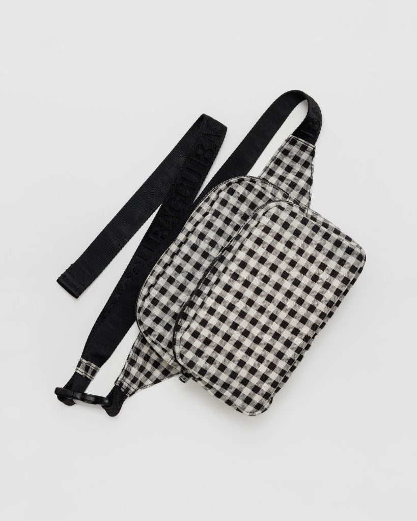 Fanny Pack - Black & White Gingham [PRE ORDER]