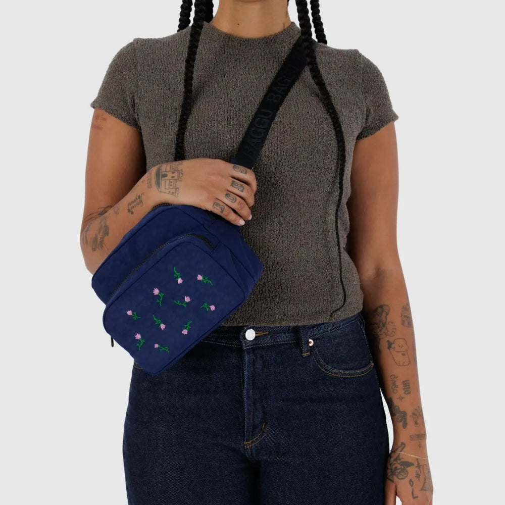Fanny Pack - Embroidered Wildflower [PRE ORDER]