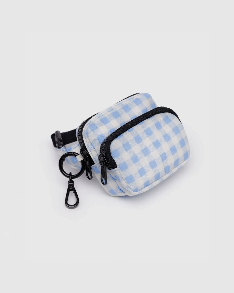 Charm Fanny Pack - Light Blue Gingham