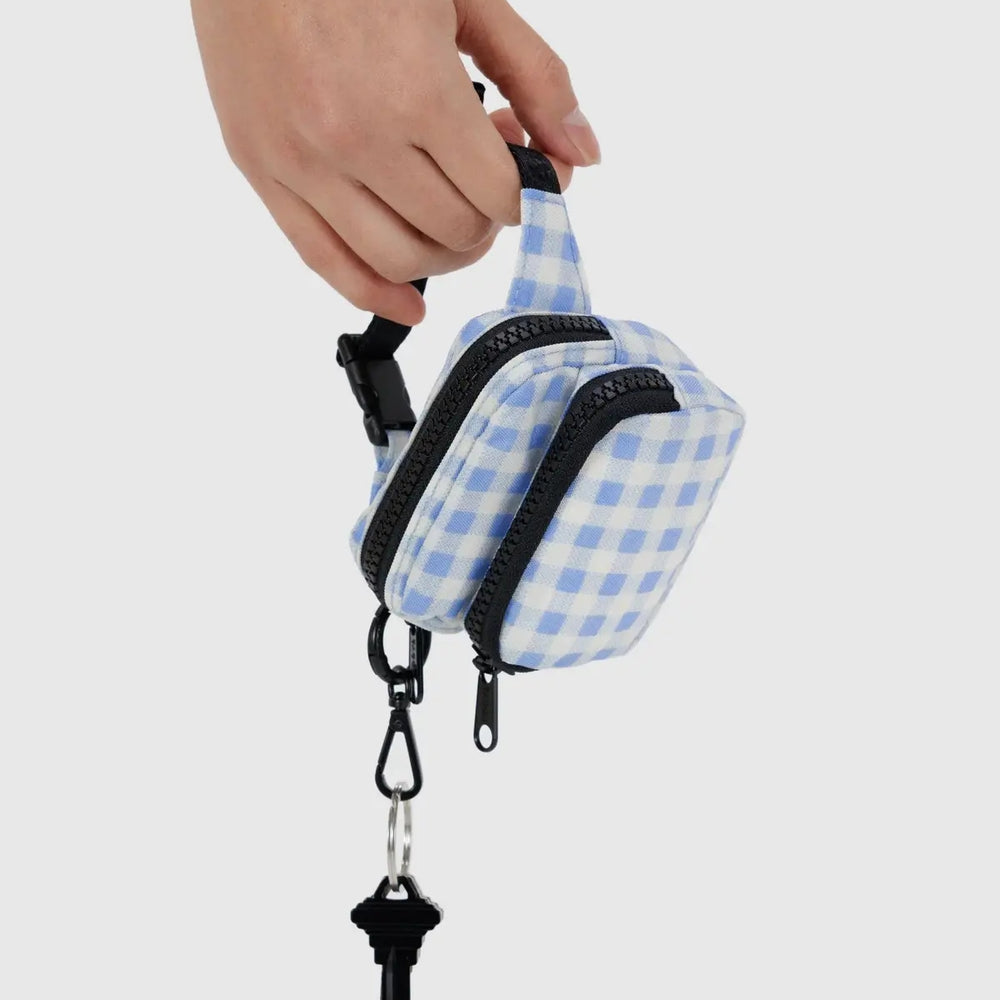 Charm Fanny Pack - Light Blue Gingham
