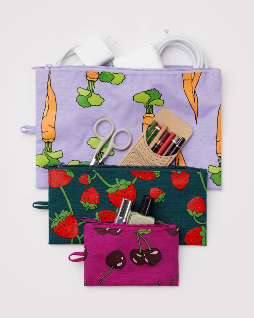 Flat Pouch Set - Carrots & Berries