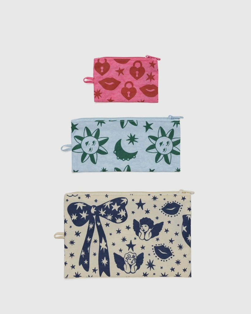 Flat Pouch Set - Charms