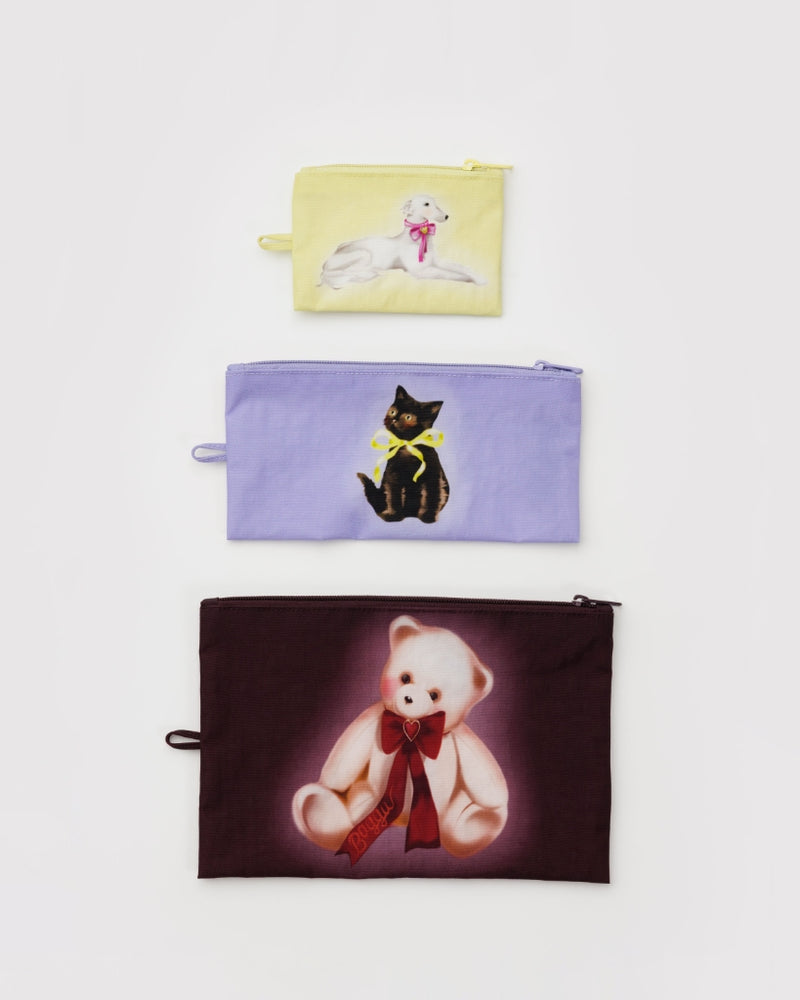 Flat Pouch Set - Fancy Animals [PRE ORDER]