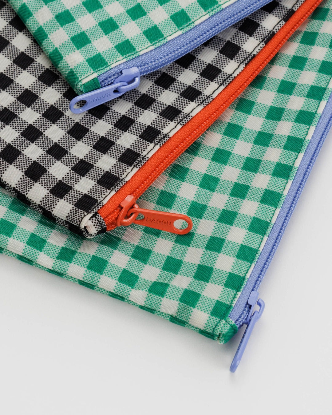 Flat Pouch Set - Gingham [PRE ORDER]