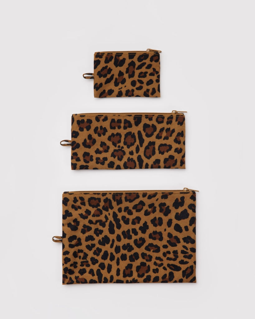 Flat Pouch Set - Leopard