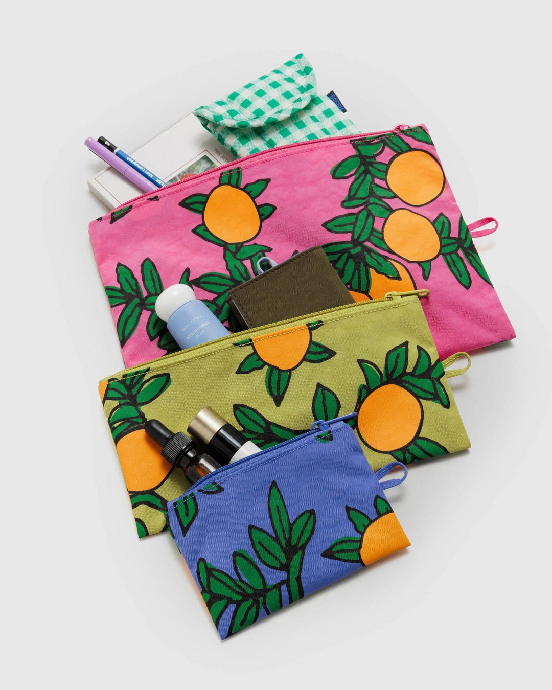 Flat Pouch Set - Orange Tree