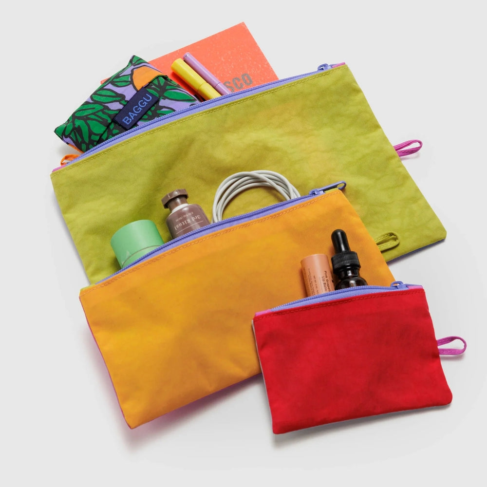 Flat Pouch Set - Vacation Colorblock