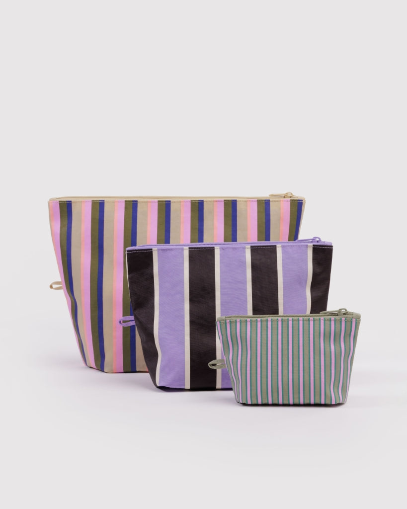Go Pouch Set - Candy Shop Stripes