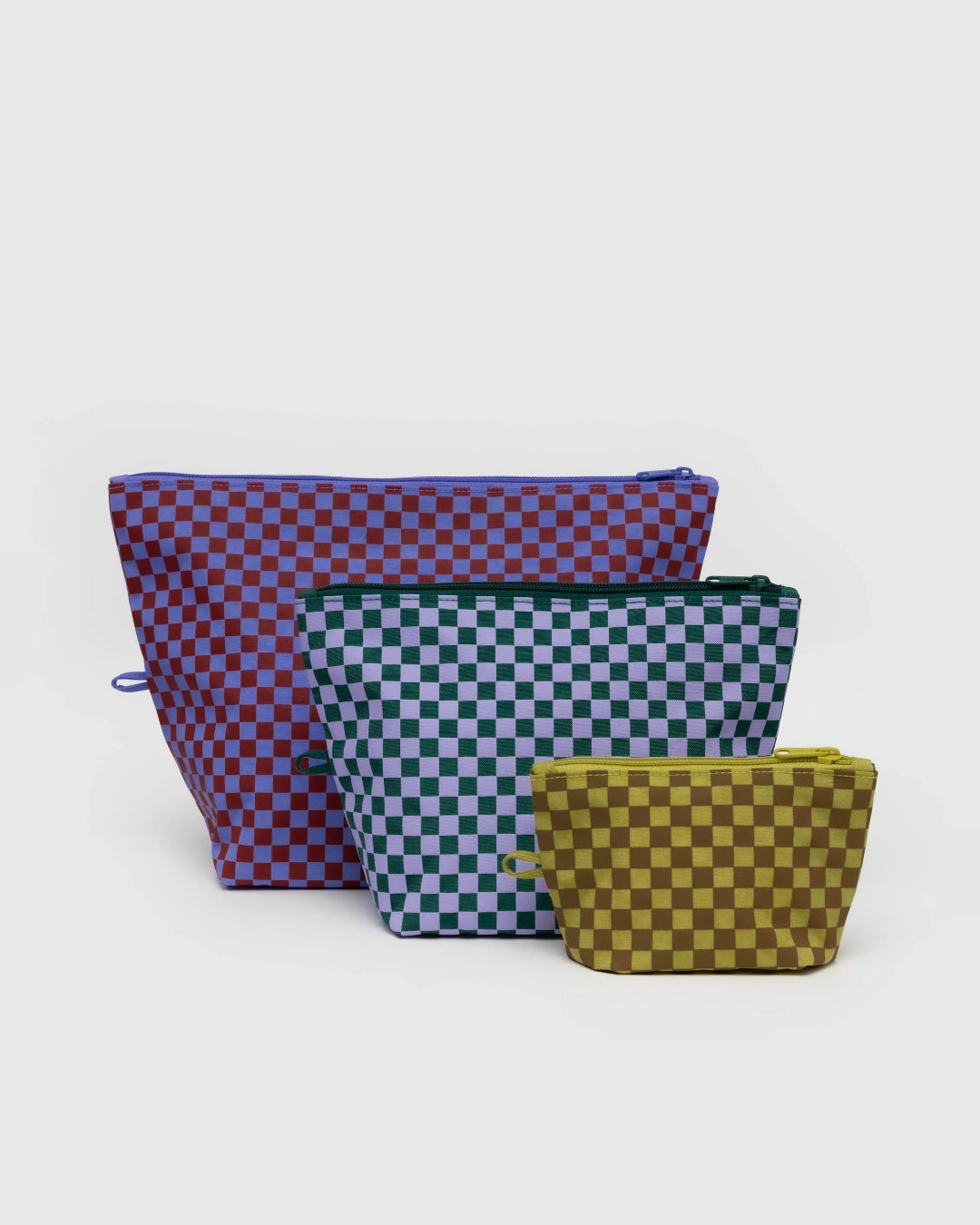 Go Pouch Set - Jewel Checks