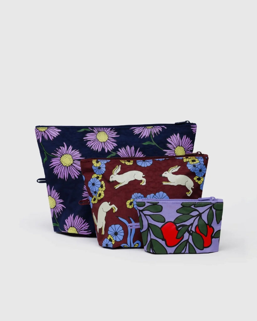 Go Pouch Set - Night Orchard