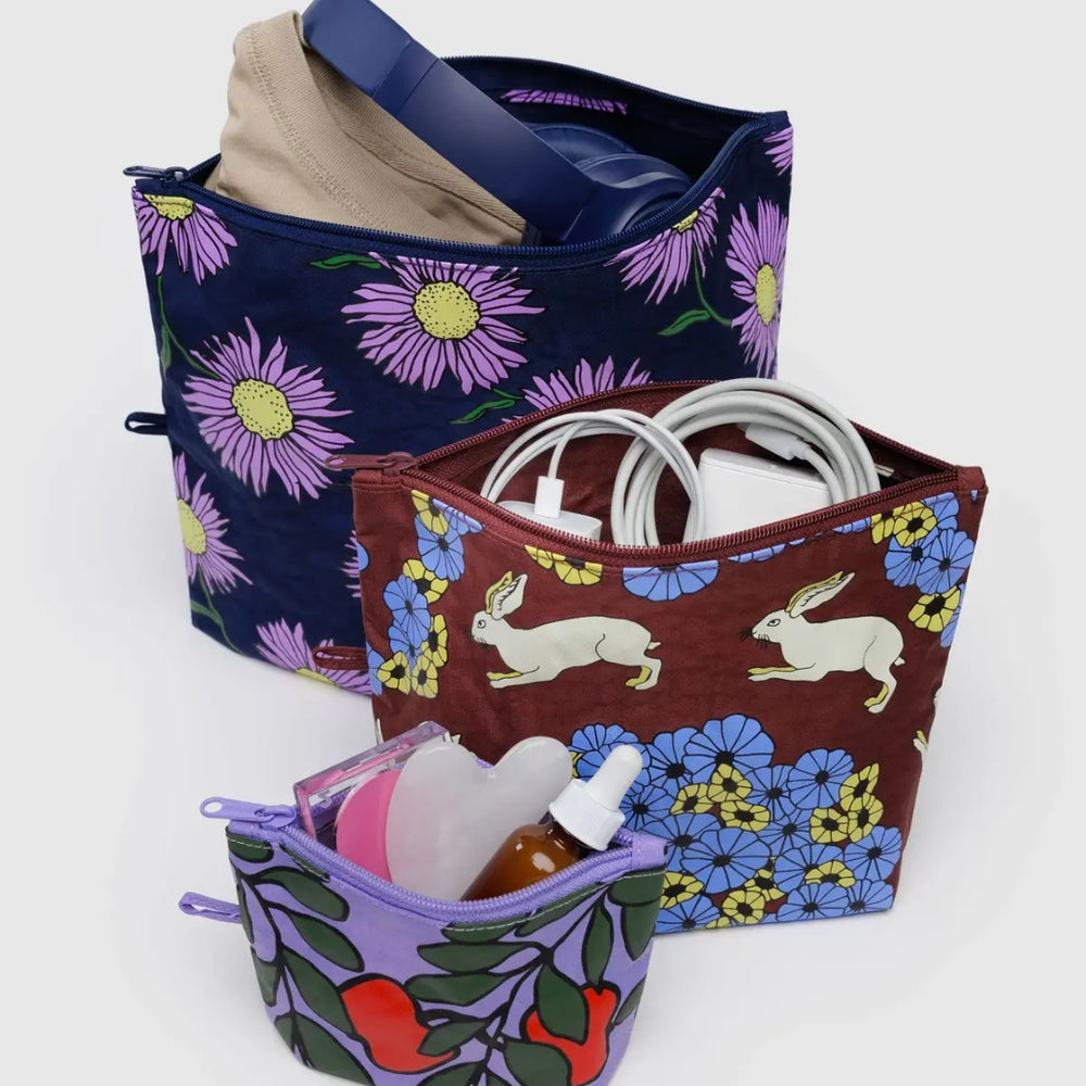 Go Pouch Set - Night Orchard