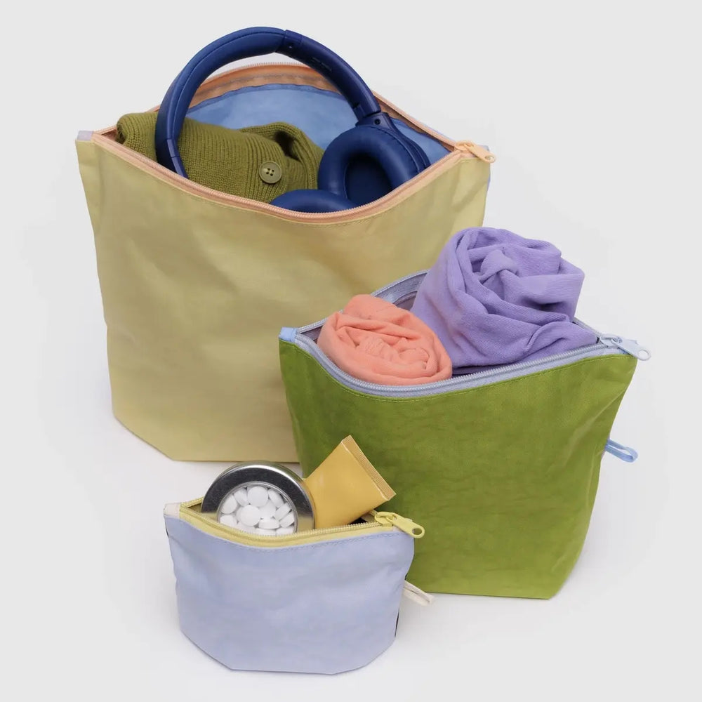 Go Pouch Set - Pastels Colorblock