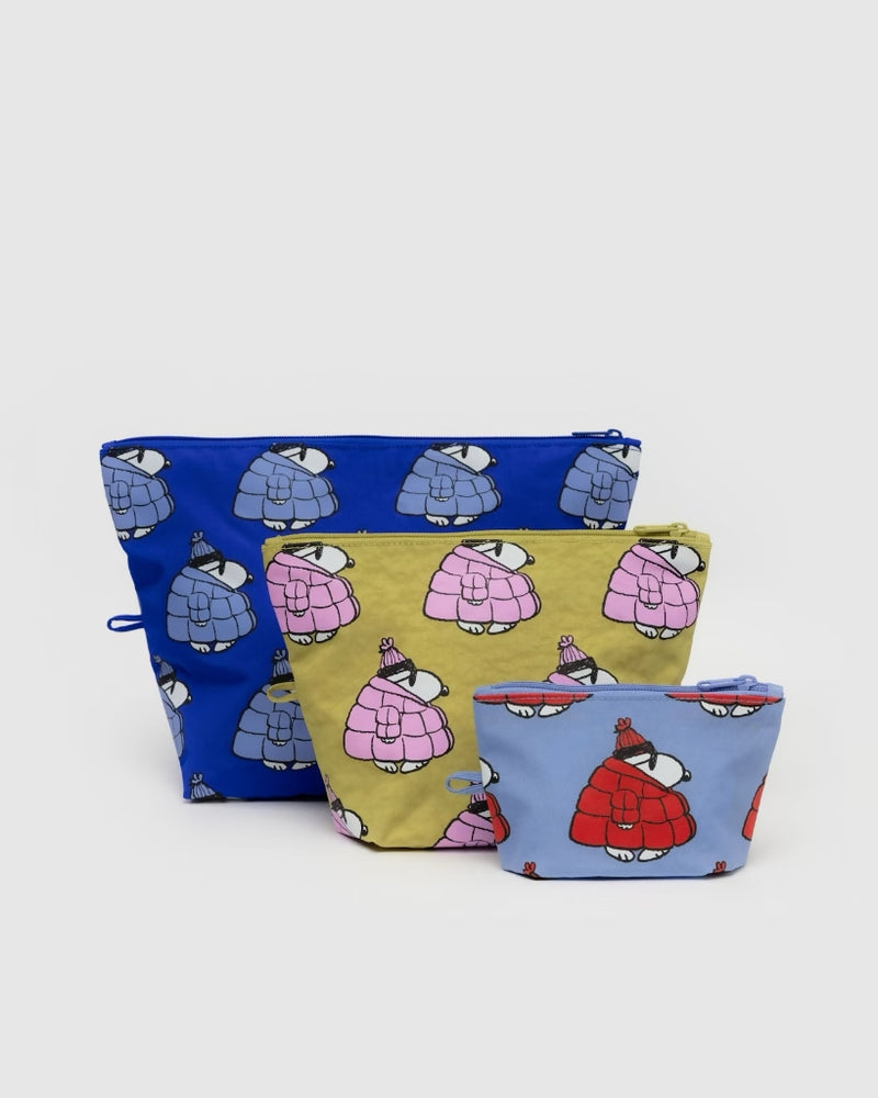 Go Pouch Set - Puffer Snoopy