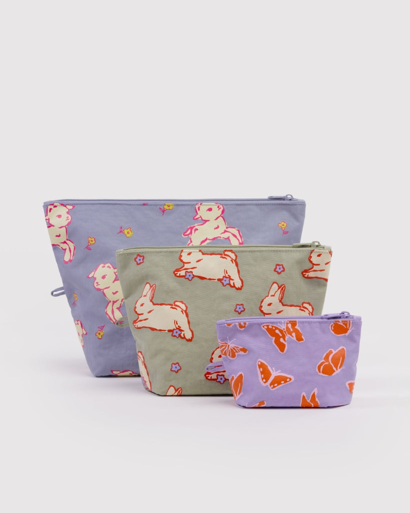Go Pouch Set - Spring Animals