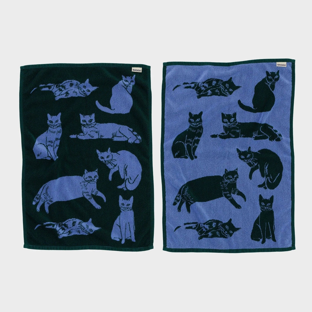 
                      
                        Hand Towel Set Of Two - Cats
                      
                    