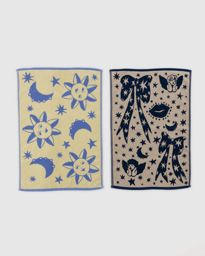 Hand Towel Set Of Two - Charms [PRE ORDER]