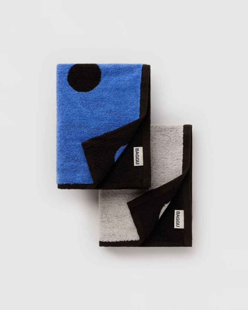 Hand Towel Set Of Two - Polkadot Mix