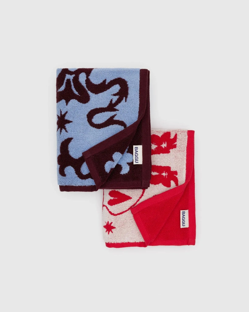 Hand Towel Set Of Two - Western [PRE ORDER]