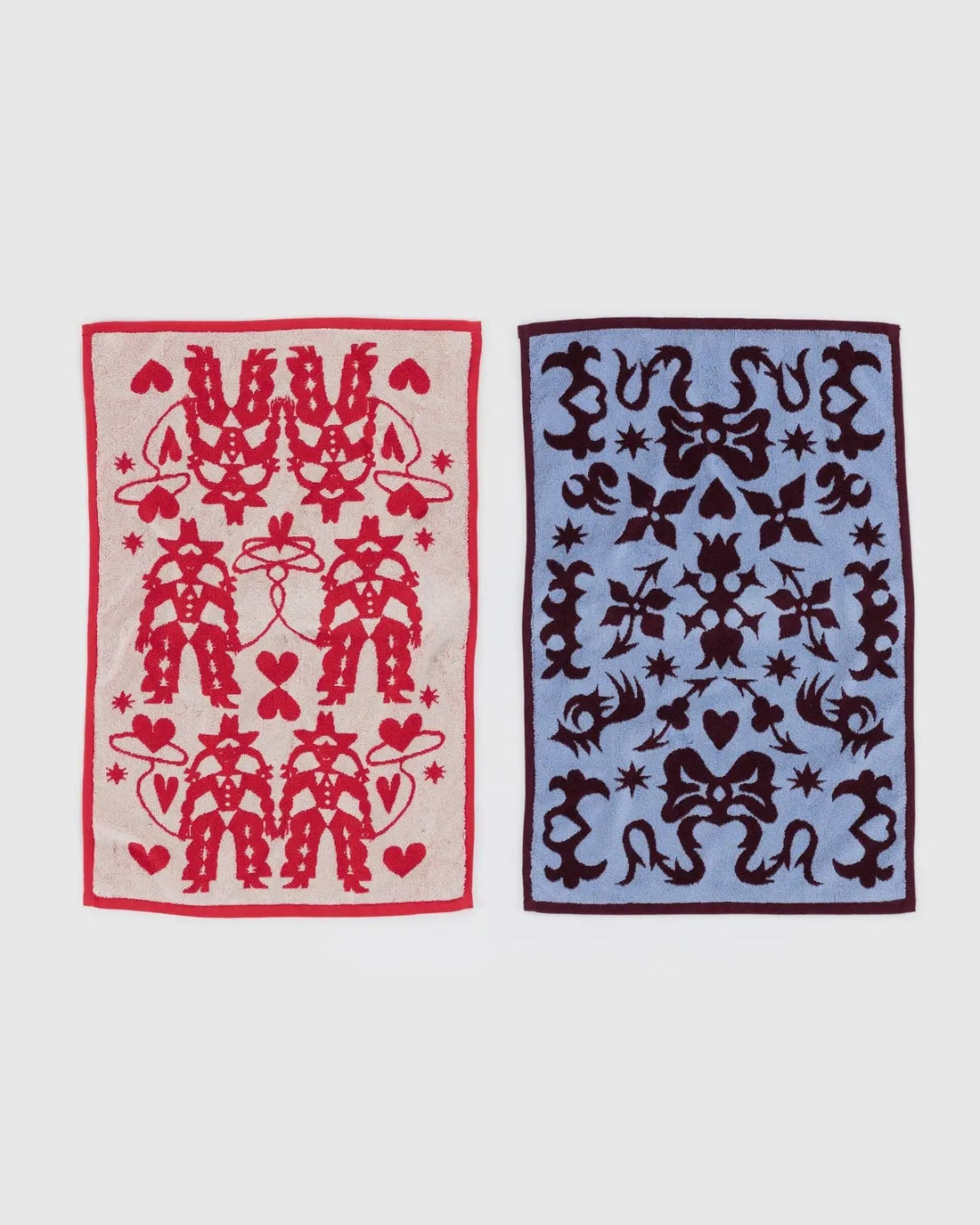 Hand Towel Set Of Two - Western [PRE ORDER]