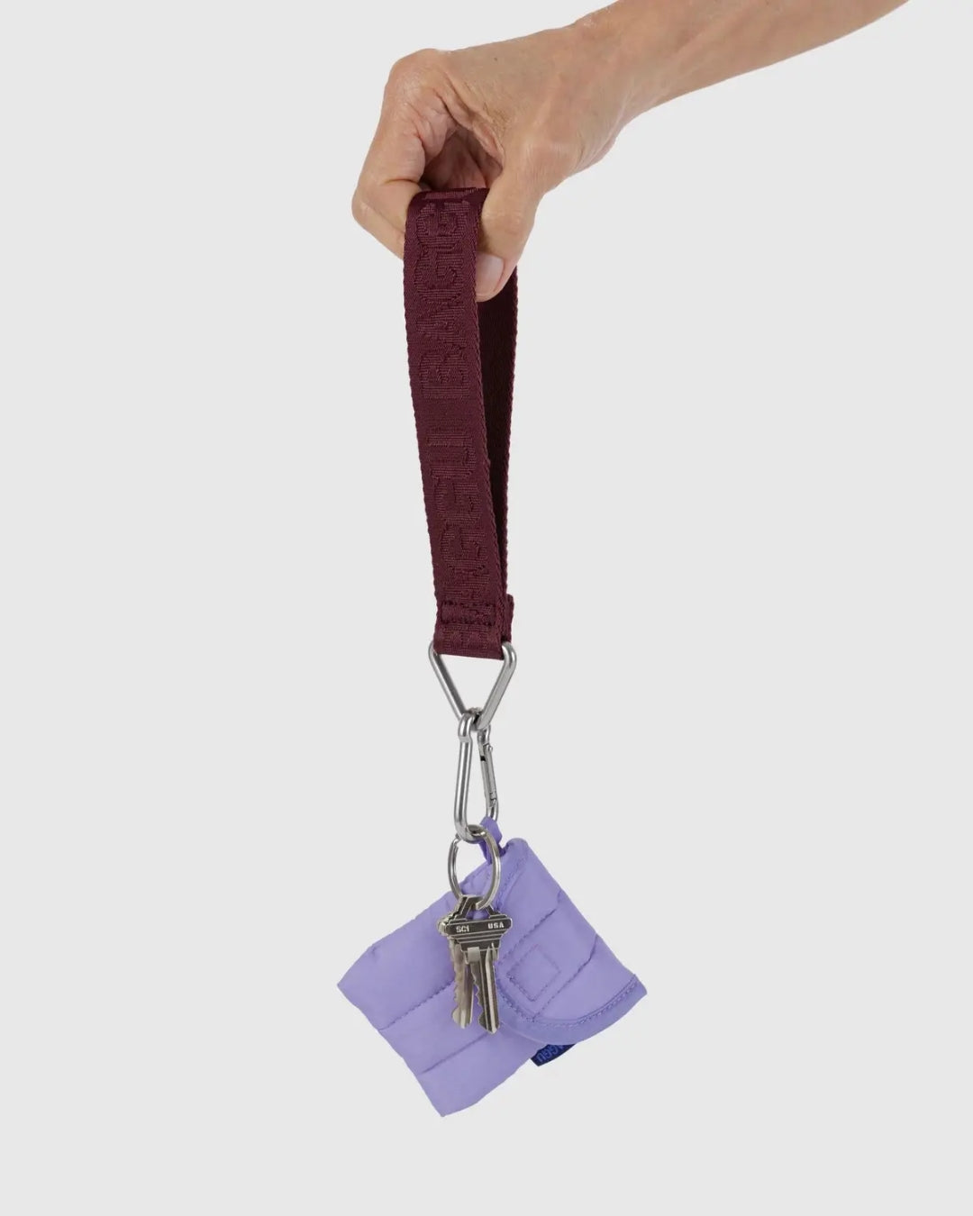 Logo Key Chain - Mahogany