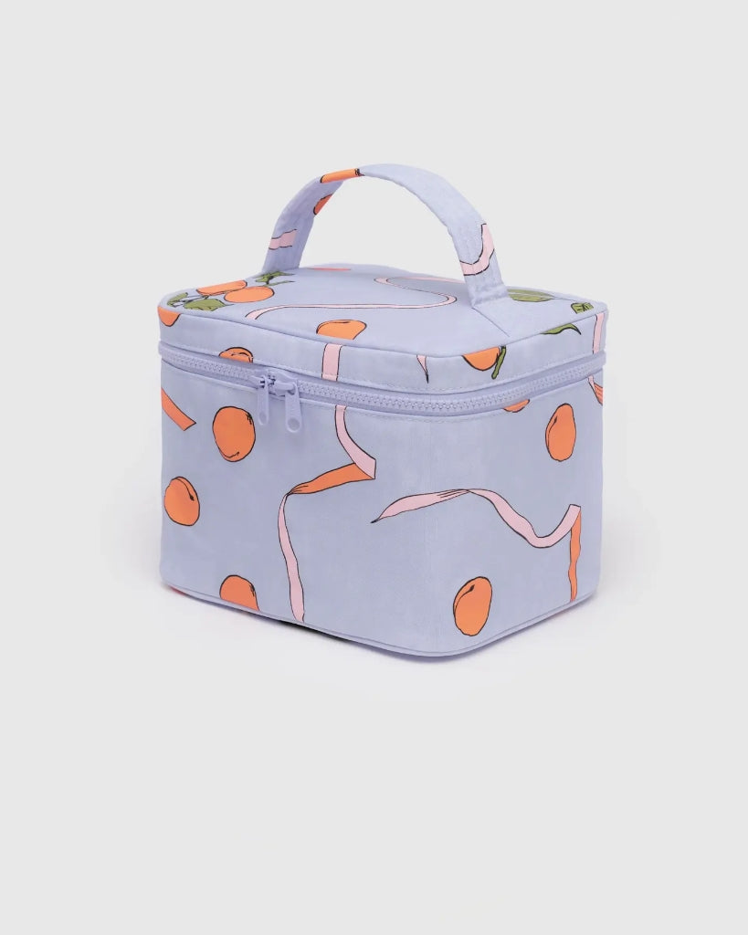 Cosmetic Case Large - Apricots & Ribbons [PRE ORDER]