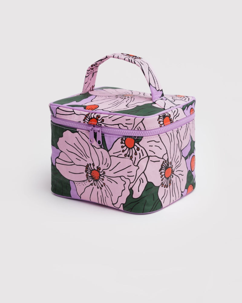 Cosmetic Case Large - Pink Poppy