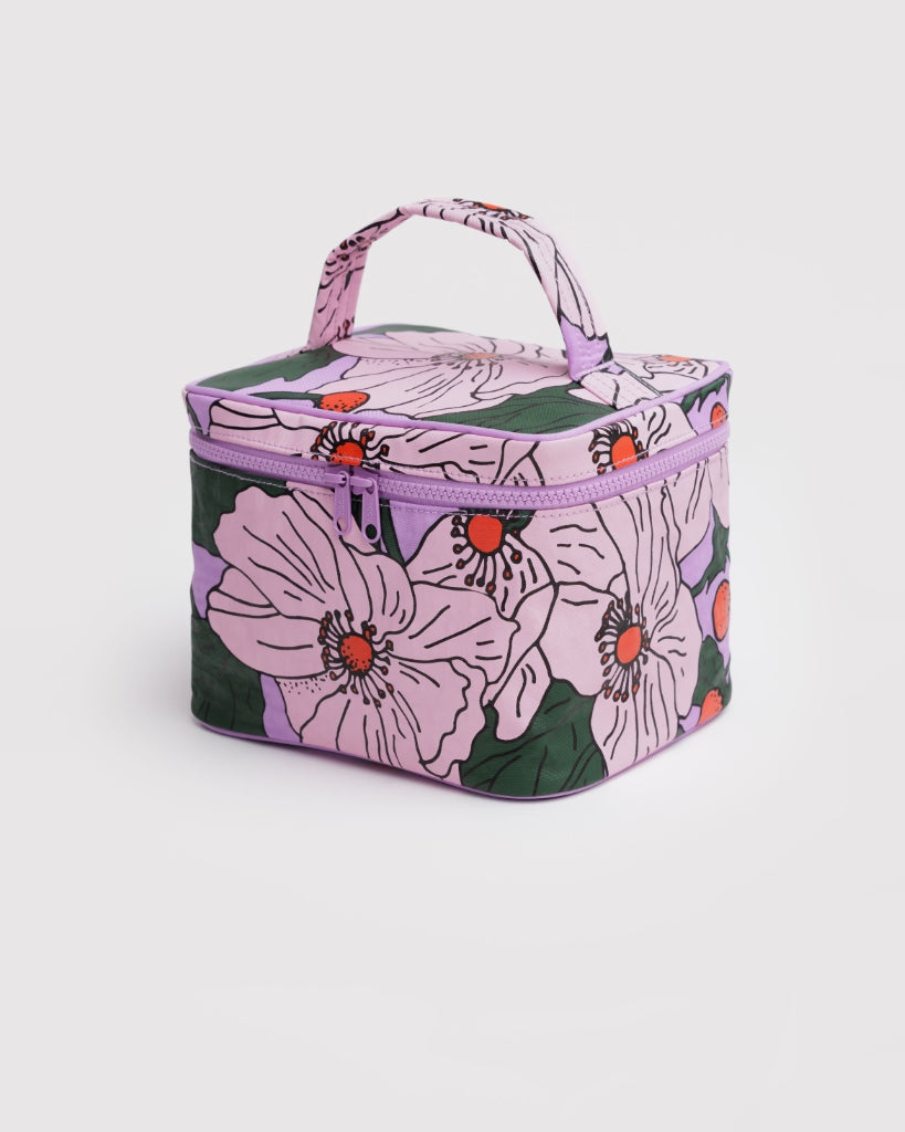 Cosmetic Case Large - Pink Poppy