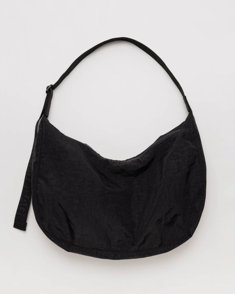 Large Crescent Bag - Black