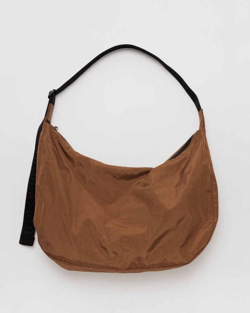 Large Crescent Bag - Brown