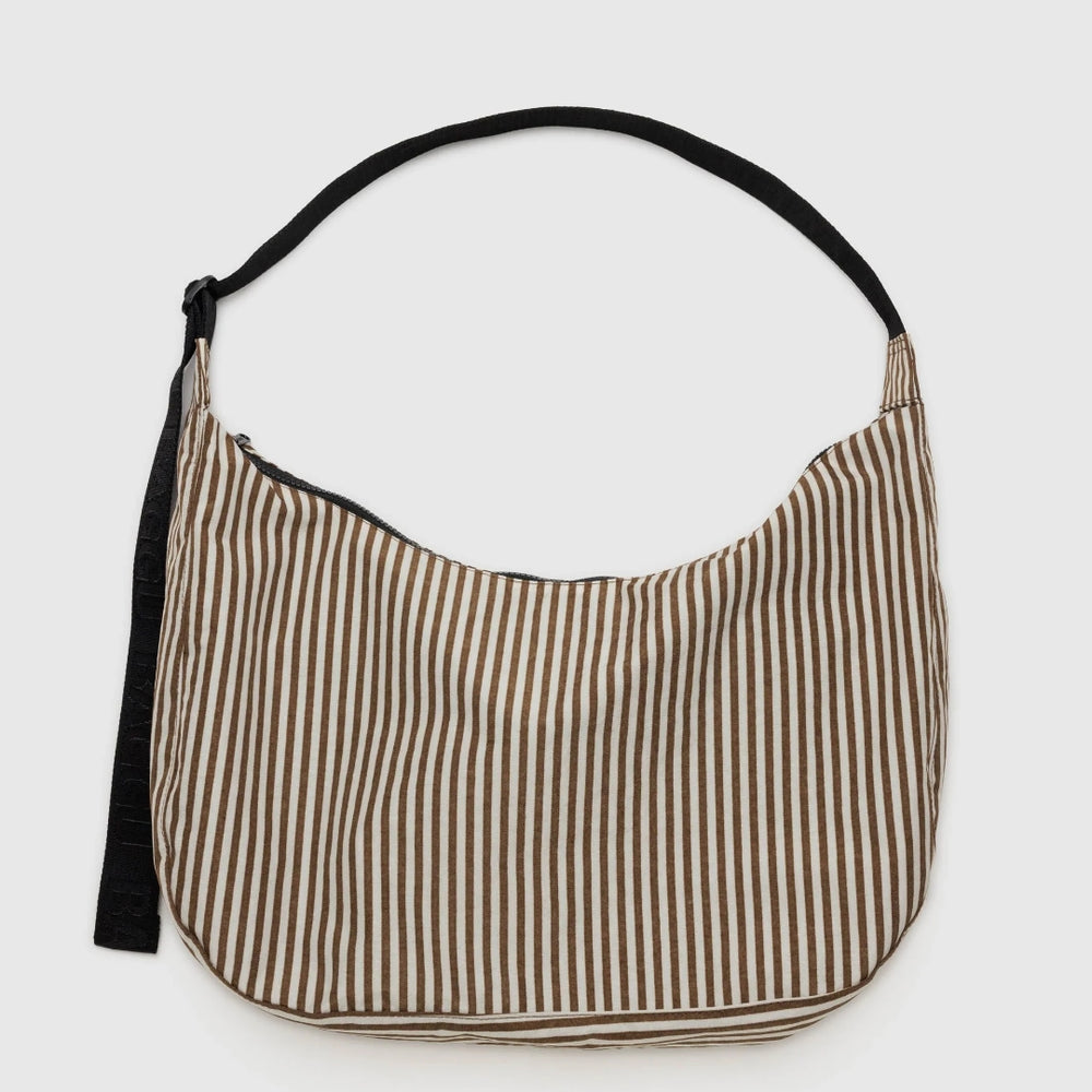 
                      
                        Large Crescent Bag - Brown Stripe
                      
                    