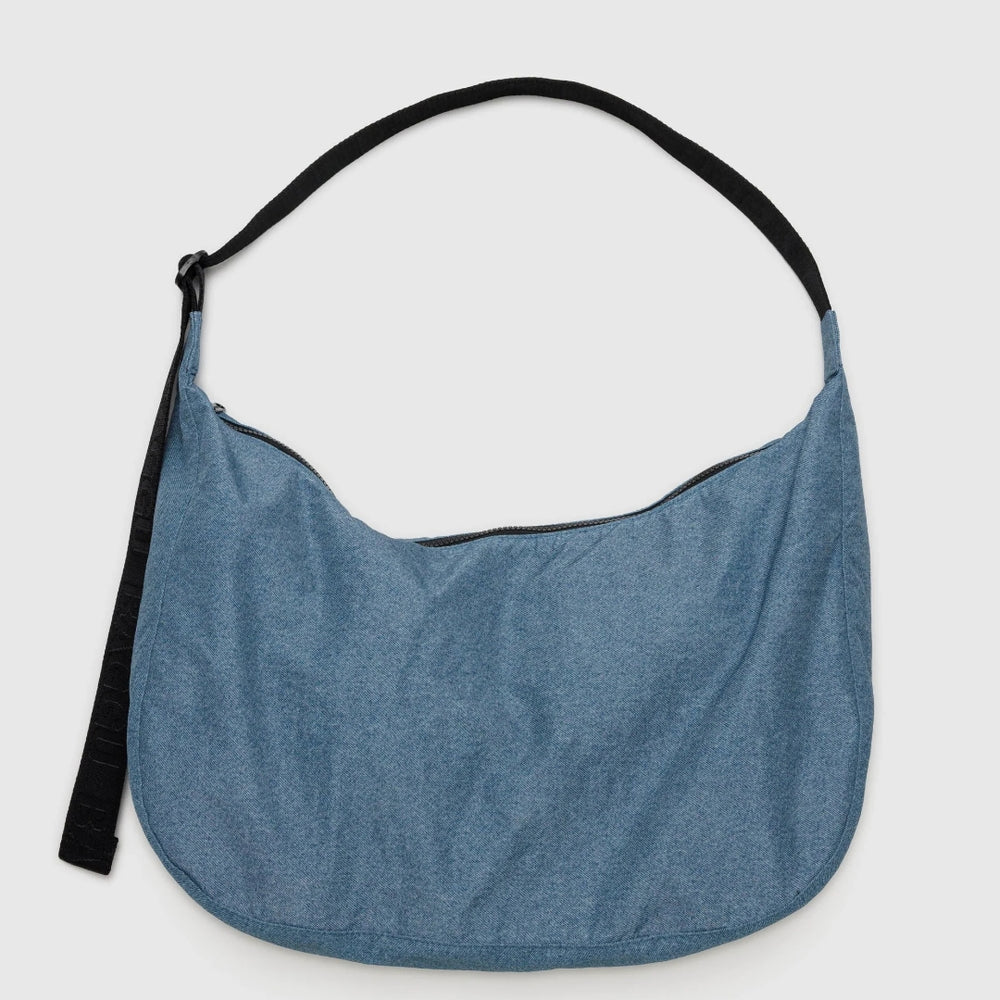 Large Crescent Bag - Digital Denim