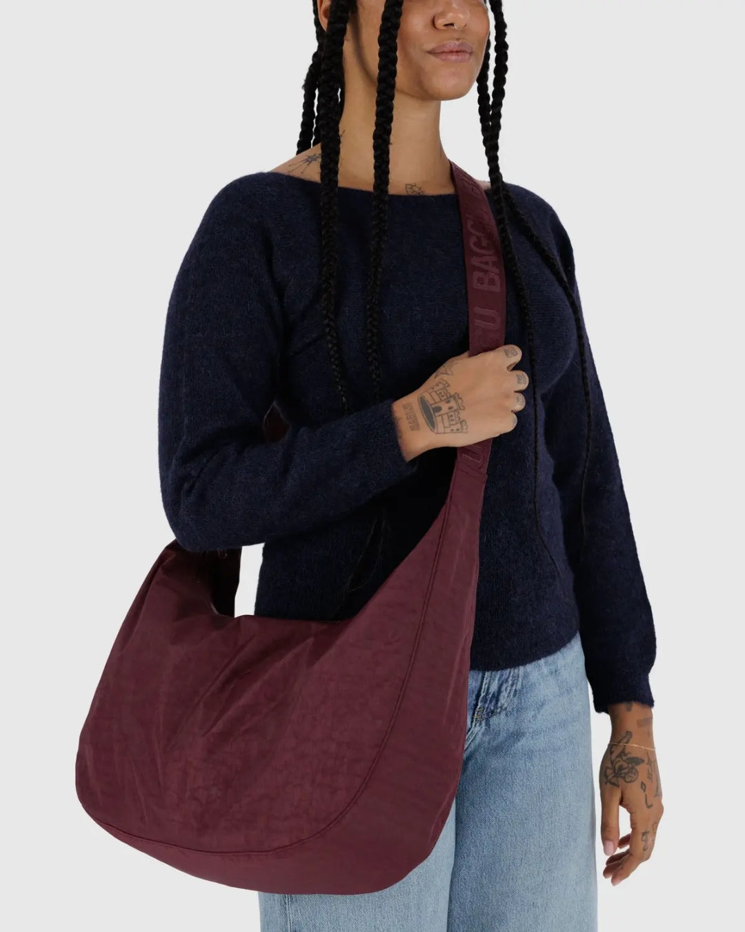 Large Crescent Bag - Mahogany [PRE ORDER]