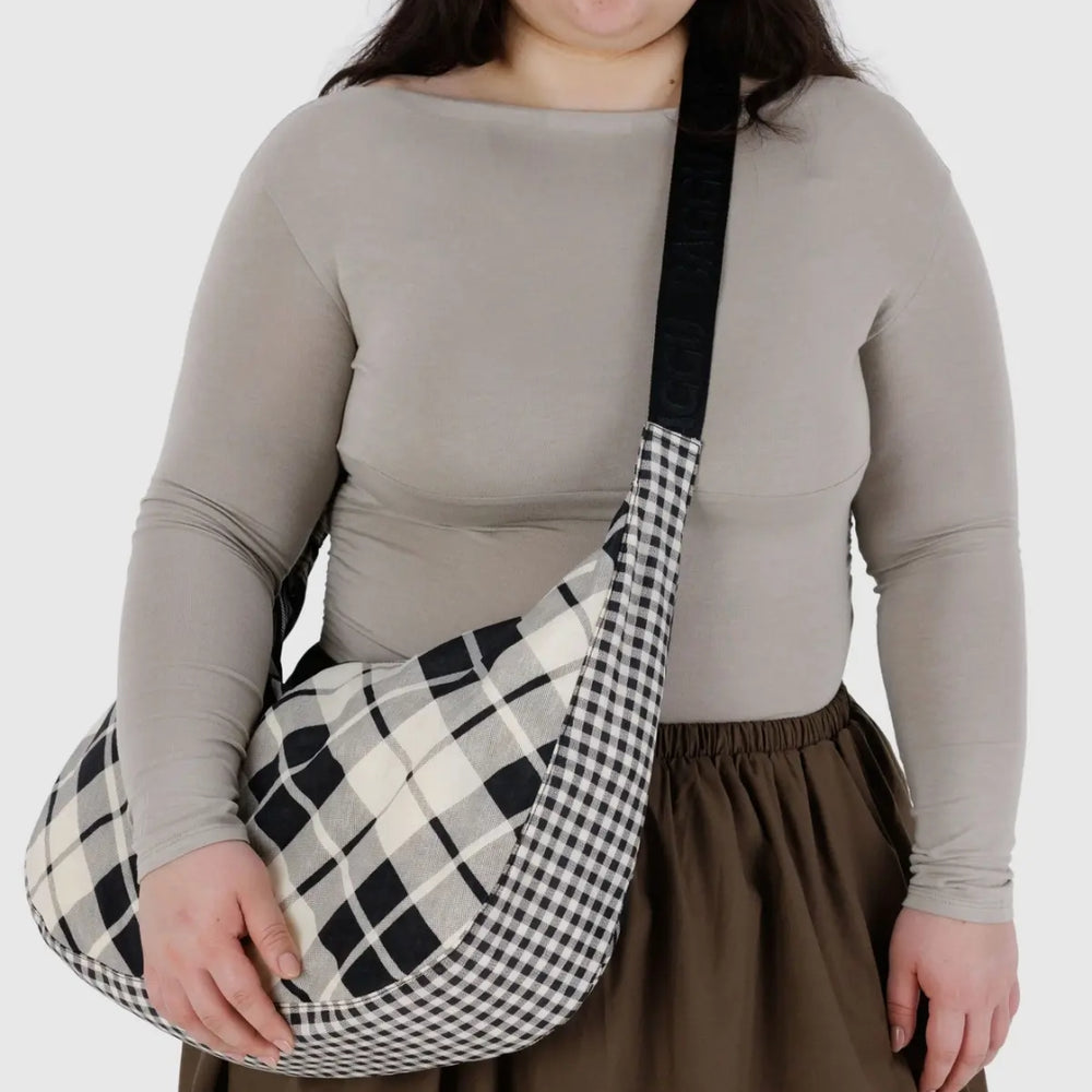 
                      
                        Large Crescent Bag - Mixed Plaid [PRE ORDER]
                      
                    