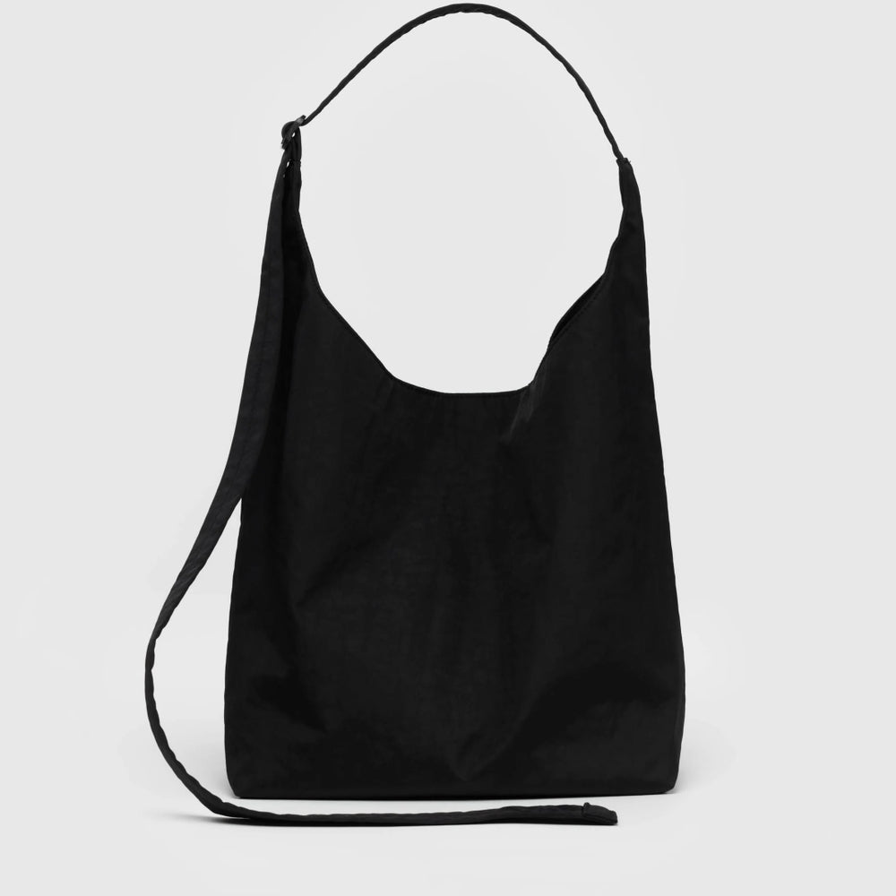 Large Nylon Sling Bag - Black