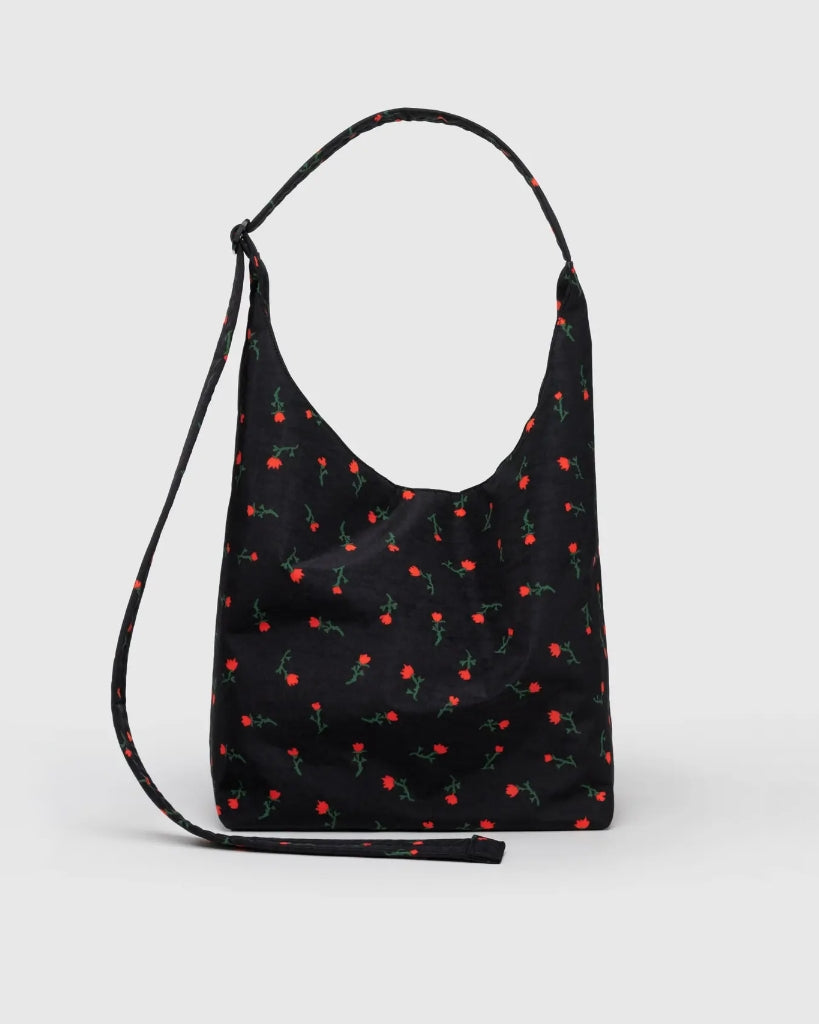 Large Nylon Sling Bag - Painted Wildflower