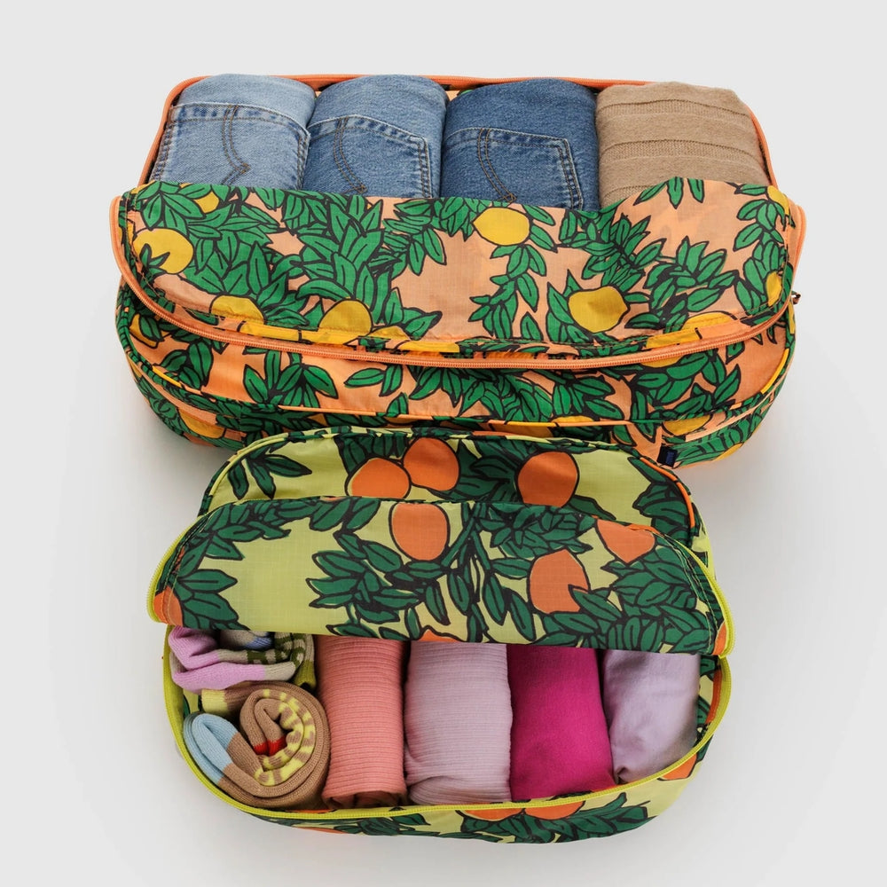 Large Storage Cube Set - Orange Trees