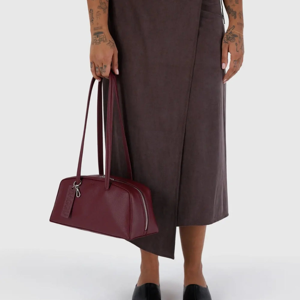 
                      
                        Medium Recycled Leather Bowler Bag - Mahogany [PRE ORDER]
                      
                    