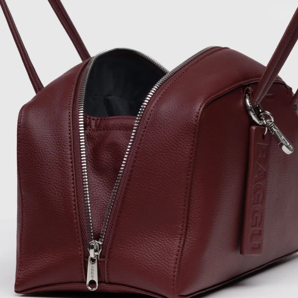 
                      
                        Medium Recycled Leather Bowler Bag - Mahogany [PRE ORDER]
                      
                    