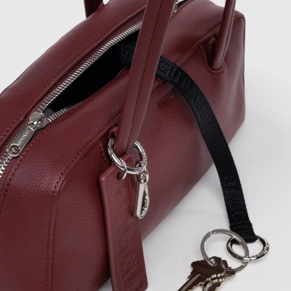 
                      
                        Small Recycled Leather Bowler Bag - Mahogany [PRE ORDER]
                      
                    