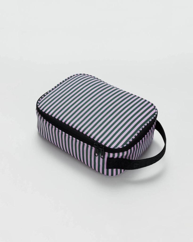 Lunch Box - Lilac Candy Stripe