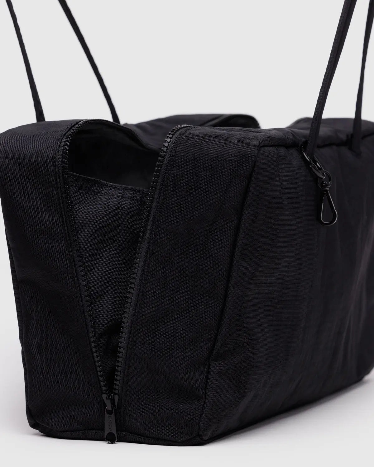 BAGGU | Medium Nylon Bowler Bag - Black – A Little Bird Told Me