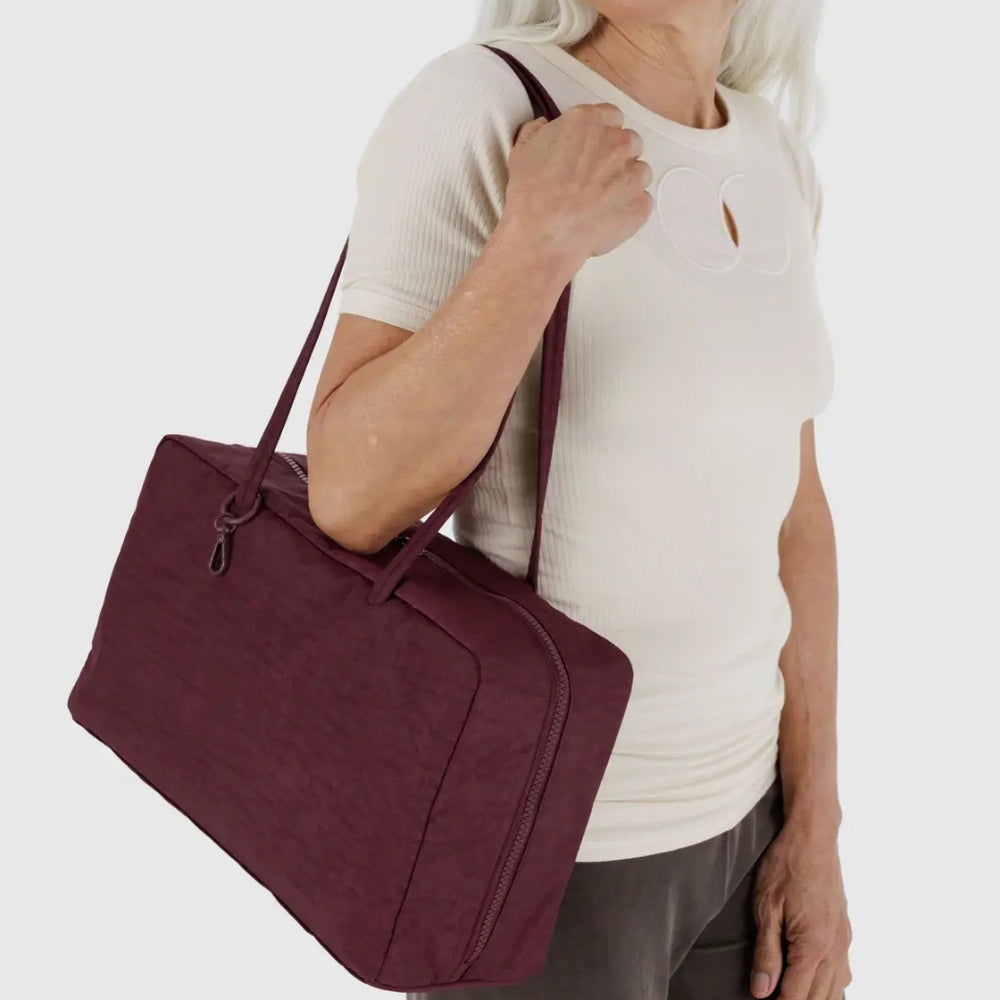 
                      
                        Medium Nylon Bowler Bag - Mahogany
                      
                    