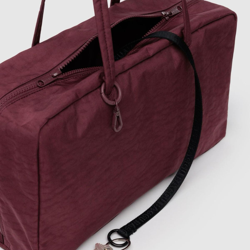 
                      
                        Medium Nylon Bowler Bag - Mahogany
                      
                    
