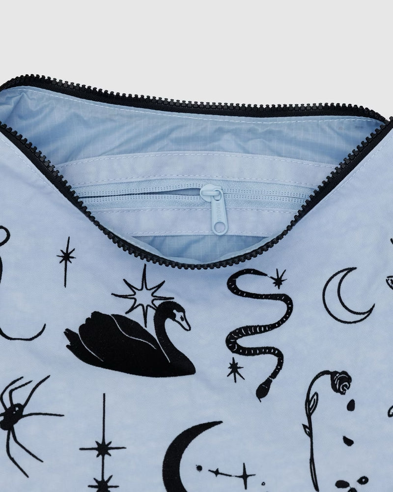 Medium Crescent Bag - Embroidered Ballet Icons
