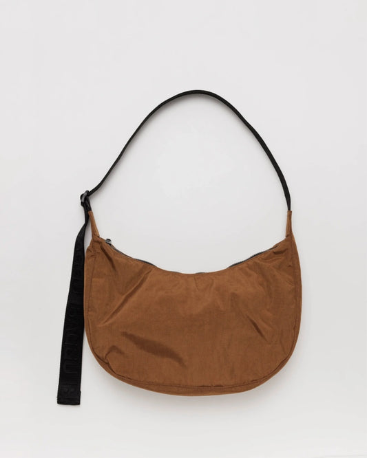 Medium Crescent Bag - Brown