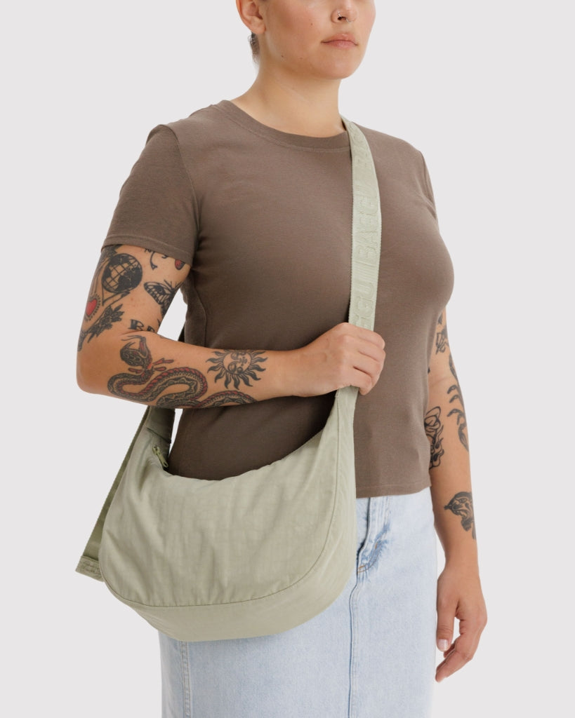 Medium Crescent Bag - Celadon