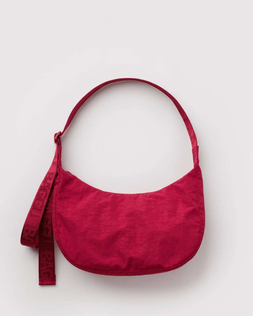 Medium Crescent Bag - Cherry